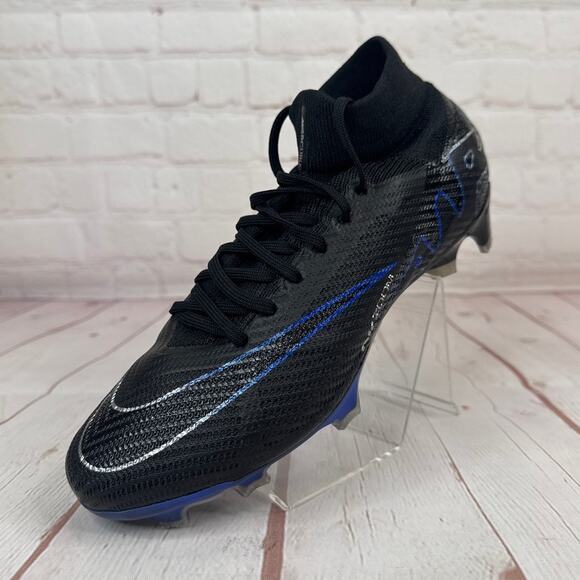 Nike Mercurial Superfly 9 Pro FG Black Soccer Cleats Mens Size 6.5 DJ5598-040 - Picture 3 of 11